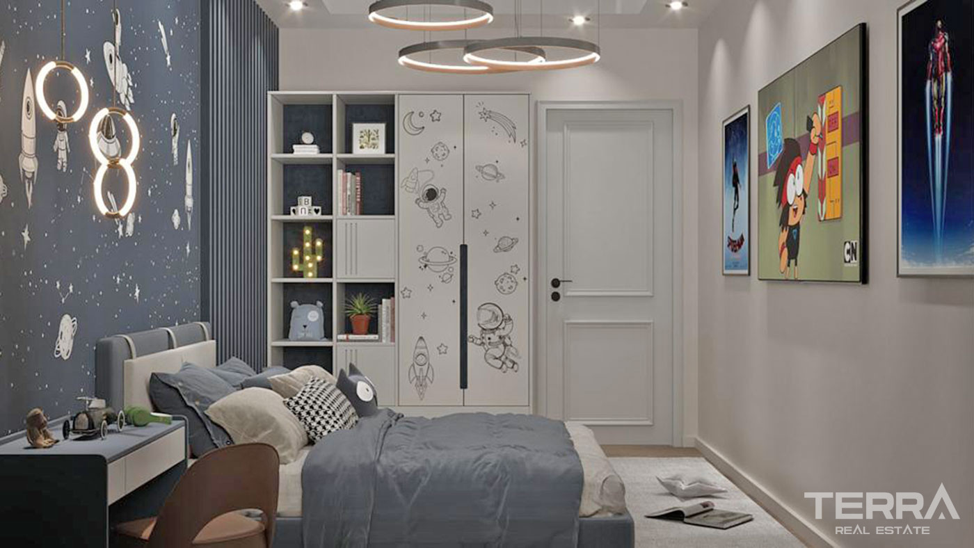 Luxury Flats with Joyful Facilities in a Gated Complex in Alanya Oba - 73369