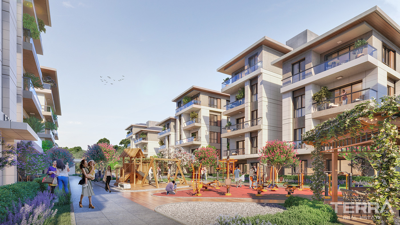 Low-Rise Flats with Luxurious Touches and Modern Design in Istanbul - 73398