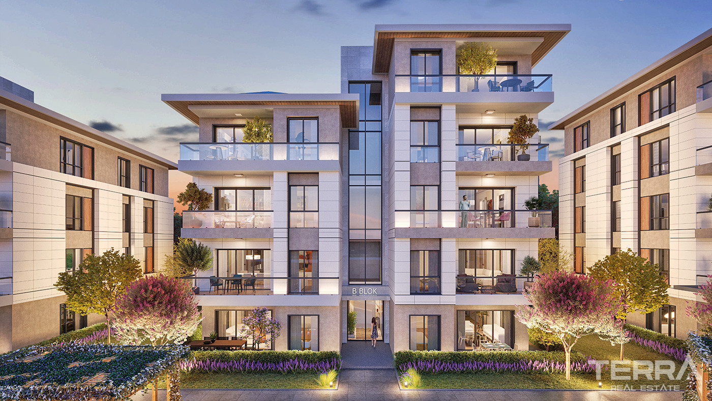 Low-Rise Flats with Luxurious Touches and Modern Design in Istanbul - 73402