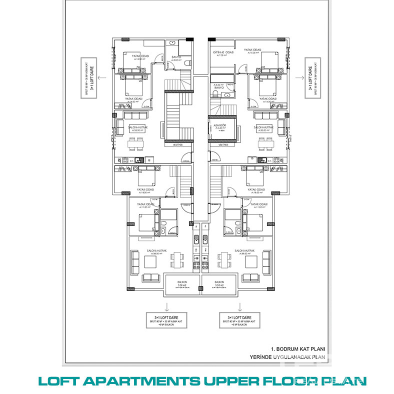 Well Located Apartments within Walking Distance of the Beach in Alanya - 73433