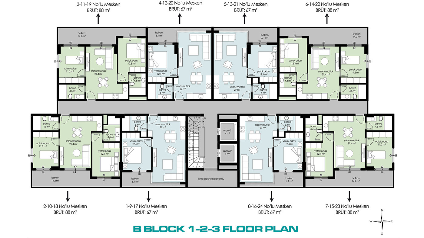 Luxury Alanya Flats within Walking Distance to the Beach in Kargıcak - 73473