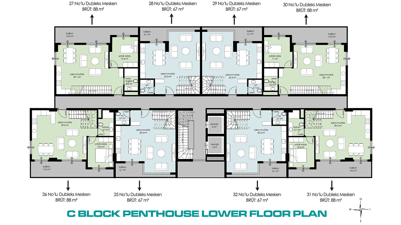Luxury Alanya Flats within Walking Distance to the Beach in Kargıcak - 73475