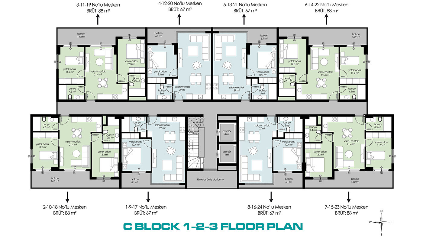 Luxury Alanya Flats within Walking Distance to the Beach in Kargıcak - 73476