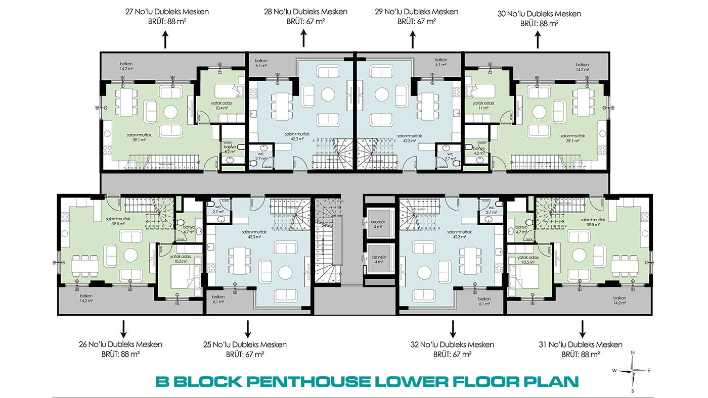 Luxury Alanya Flats within Walking Distance to the Beach in Kargıcak - 73478
