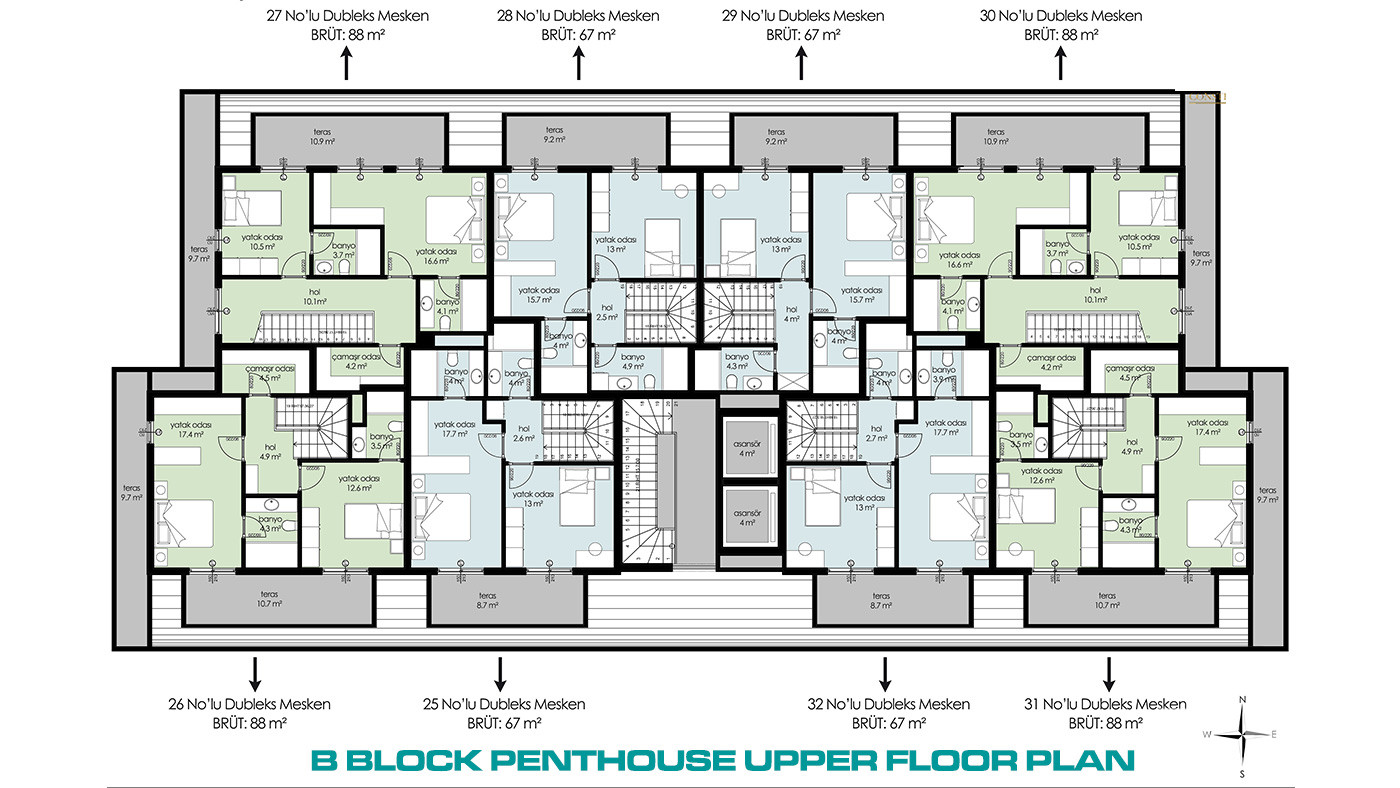 Luxury Alanya Flats within Walking Distance to the Beach in Kargıcak - 73479