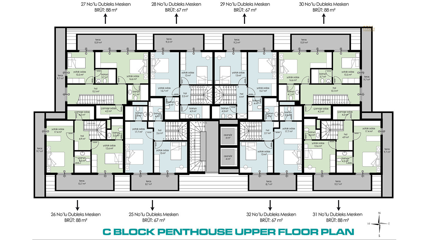 Luxury Alanya Flats within Walking Distance to the Beach in Kargıcak - 73480