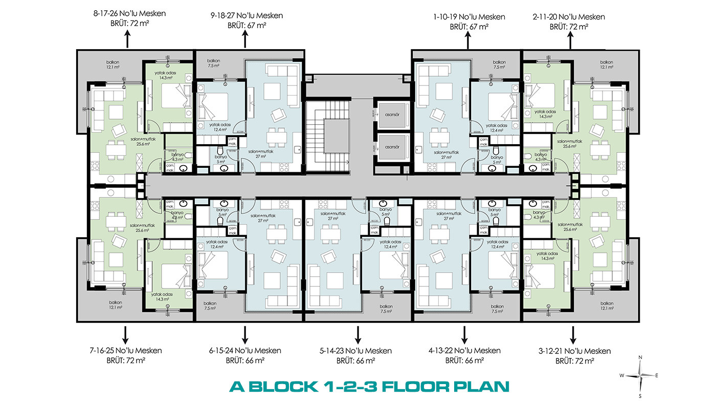 Luxury Alanya Flats within Walking Distance to the Beach in Kargıcak - 73482