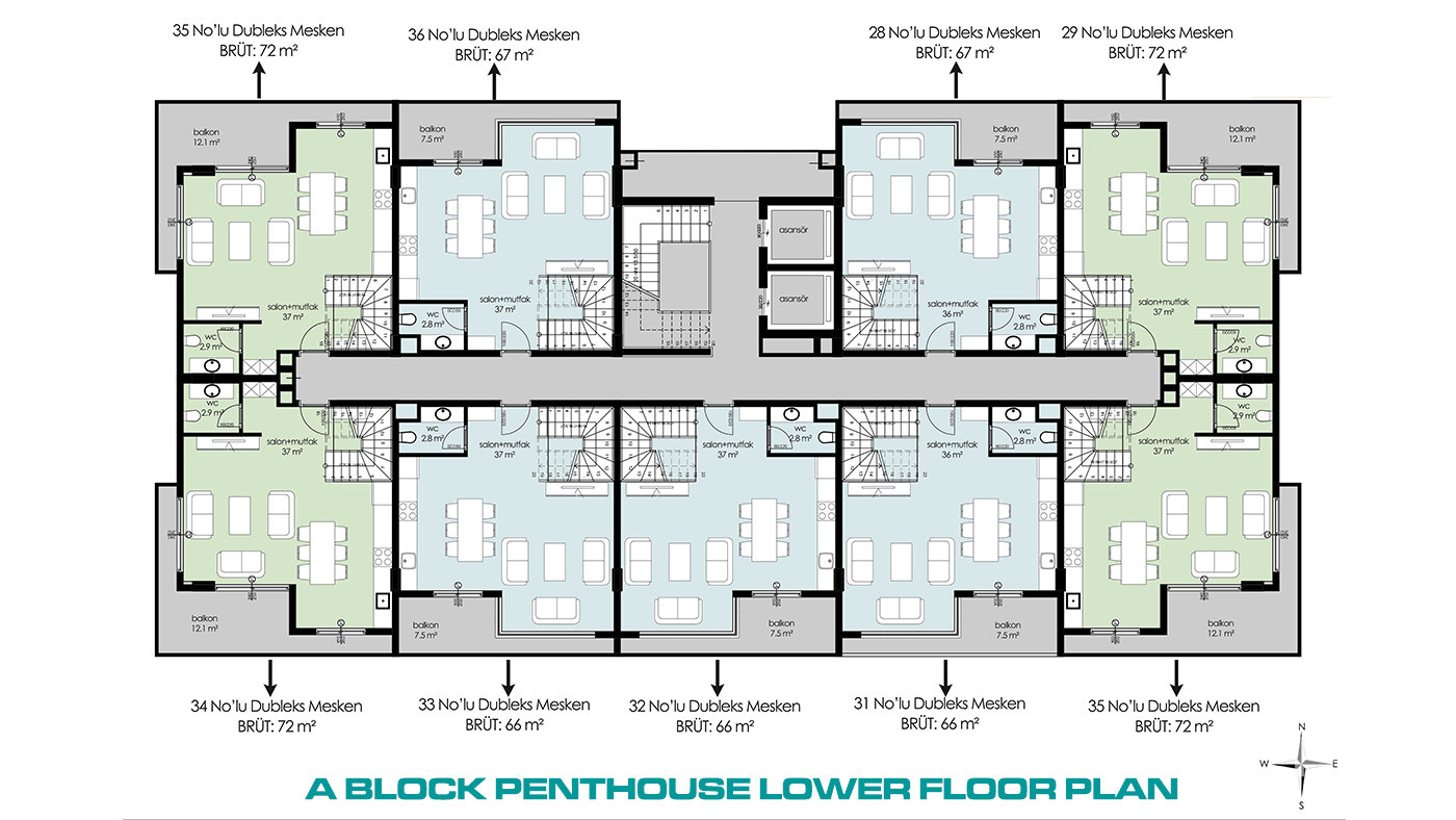 Luxury Alanya Flats within Walking Distance to the Beach in Kargıcak - 73484