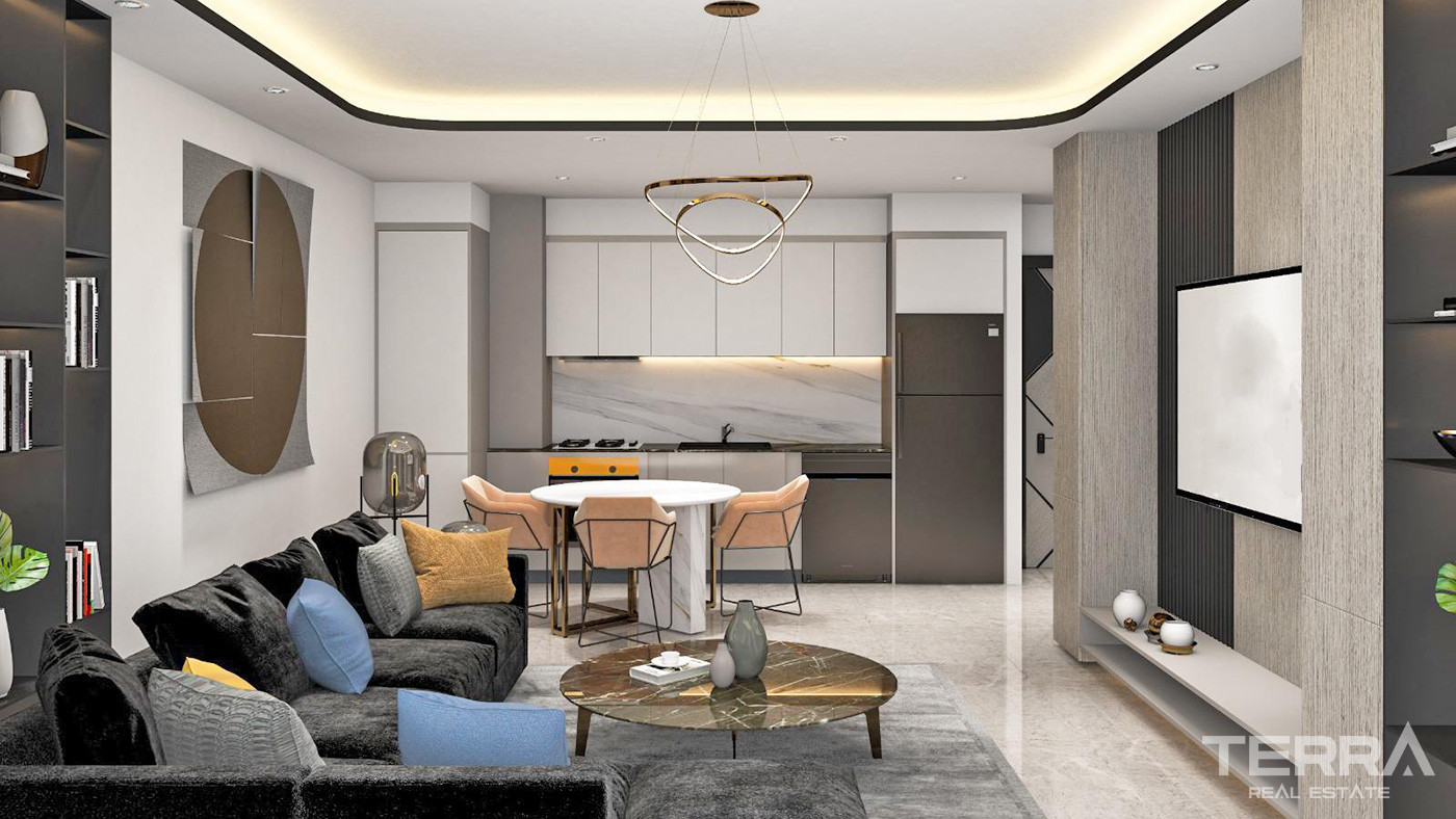 Luxury Alanya Apartments in Complex with Shuttle Service to the Beach - 73509