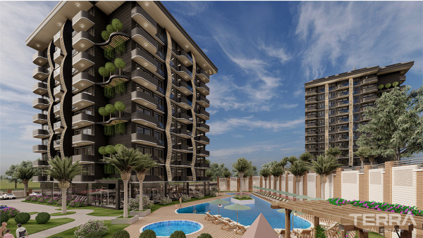 Luxury Alanya Apartments in Complex with Shuttle Service to the Beach