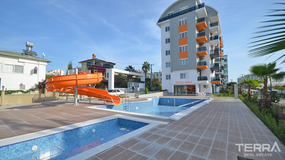 Modern Furnished Key Ready Flat Close to the Beach in Alanya Avsallar