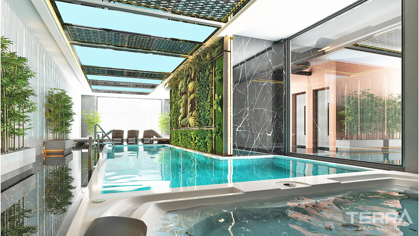 Quality Life with Opportunity of Luxury Apartments in Alanya Avsallar - 73717