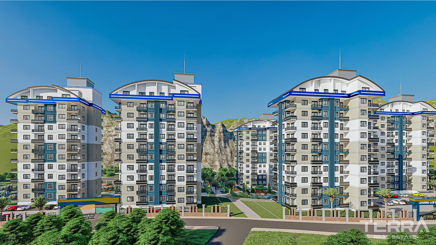 Quality Life with Opportunity of Luxury Apartments in Alanya Avsallar - 73721