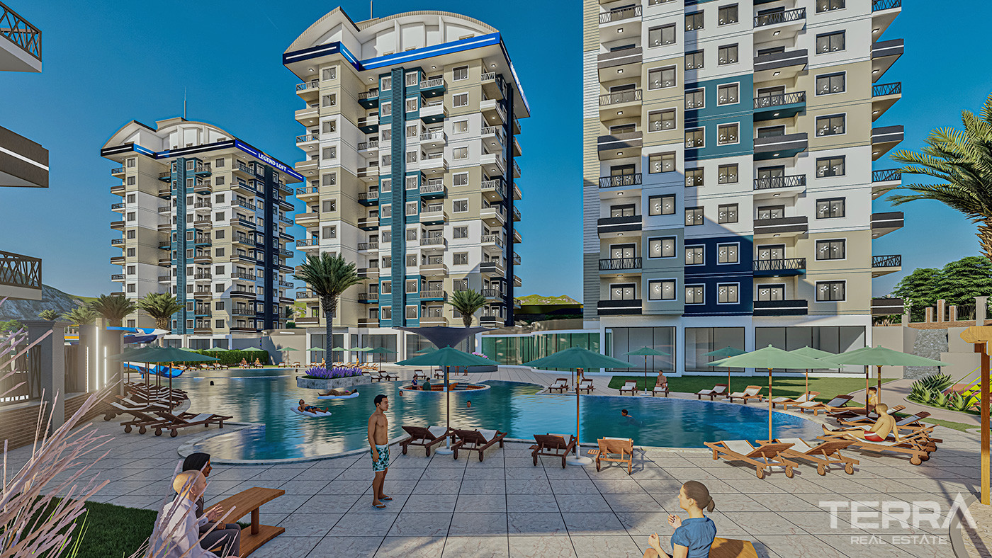 Quality Life with Opportunity of Luxury Apartments in Alanya Avsallar - 73723
