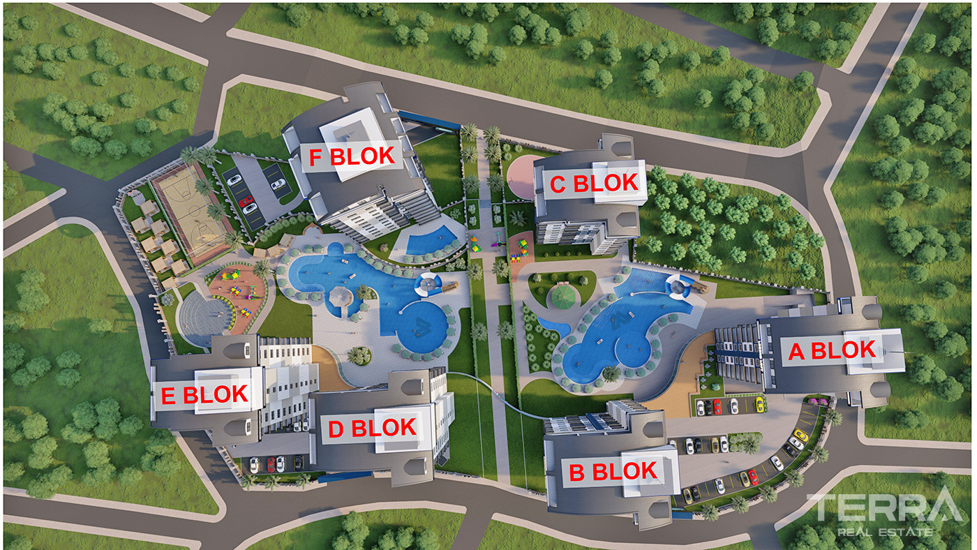 Quality Life with Opportunity of Luxury Apartments in Alanya Avsallar - 73724