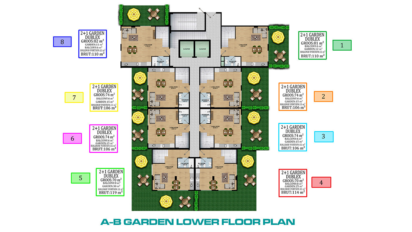 Quality Life with Opportunity of Luxury Apartments in Alanya Avsallar - 73731
