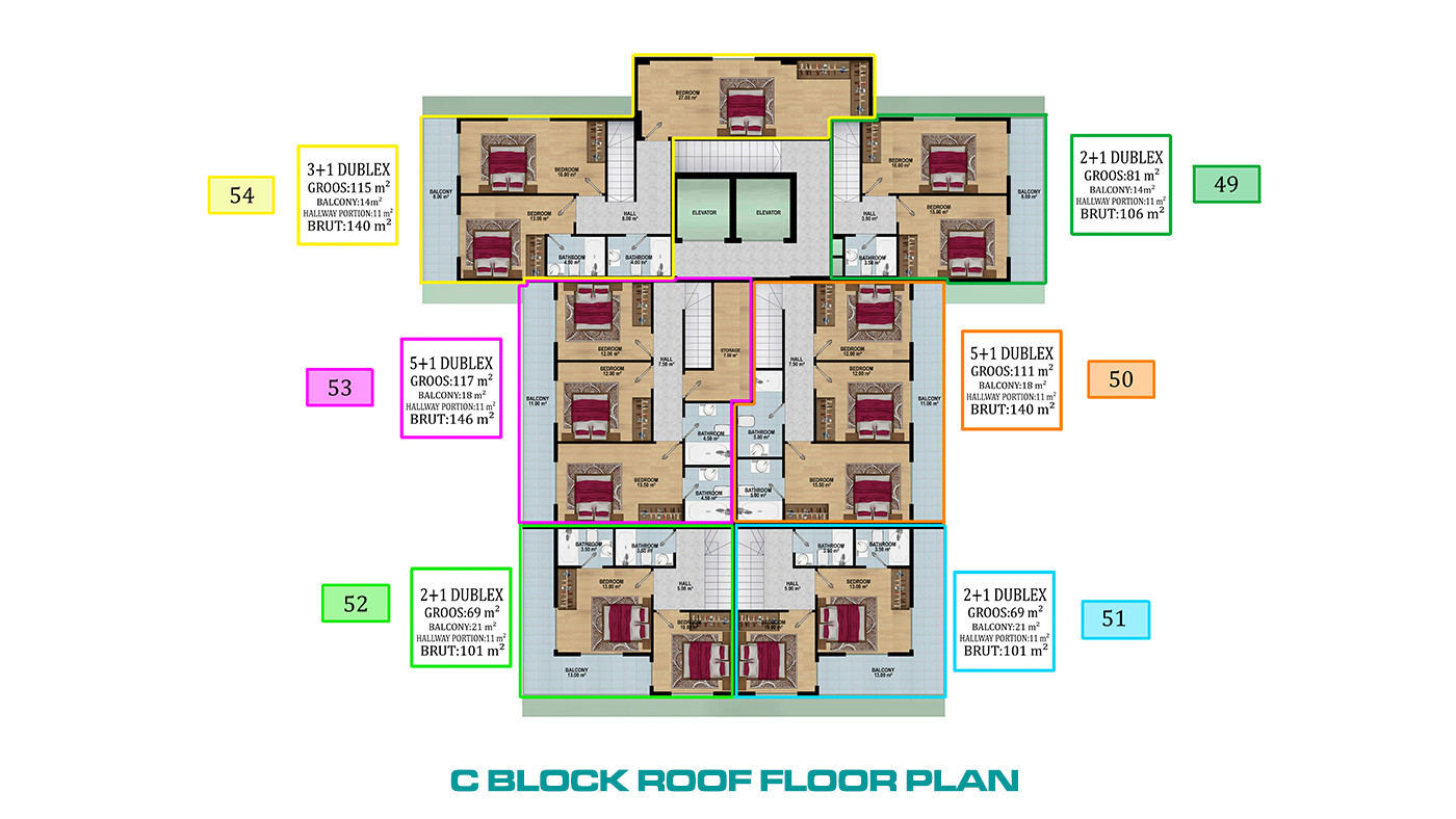 Quality Life with Opportunity of Luxury Apartments in Alanya Avsallar - 73737