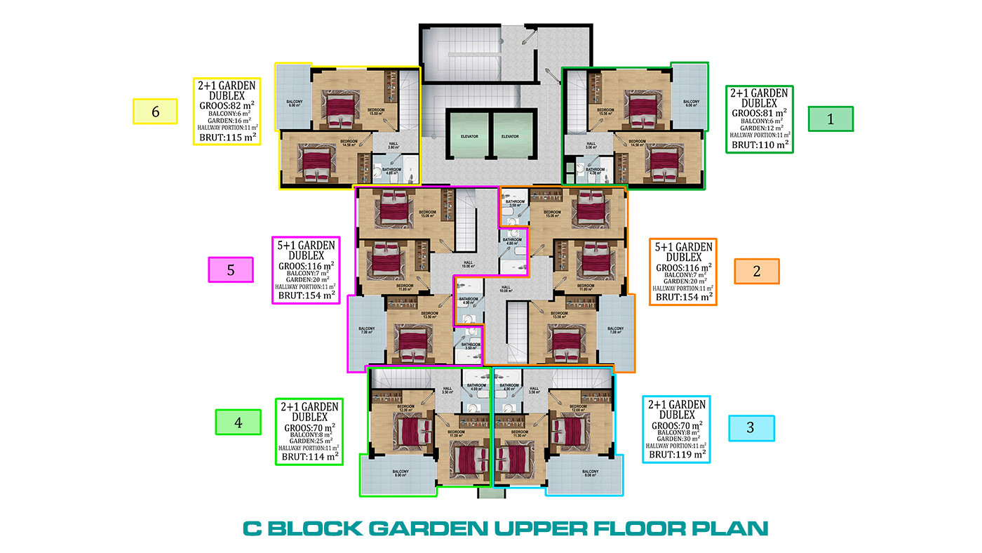 Quality Life with Opportunity of Luxury Apartments in Alanya Avsallar - 73739