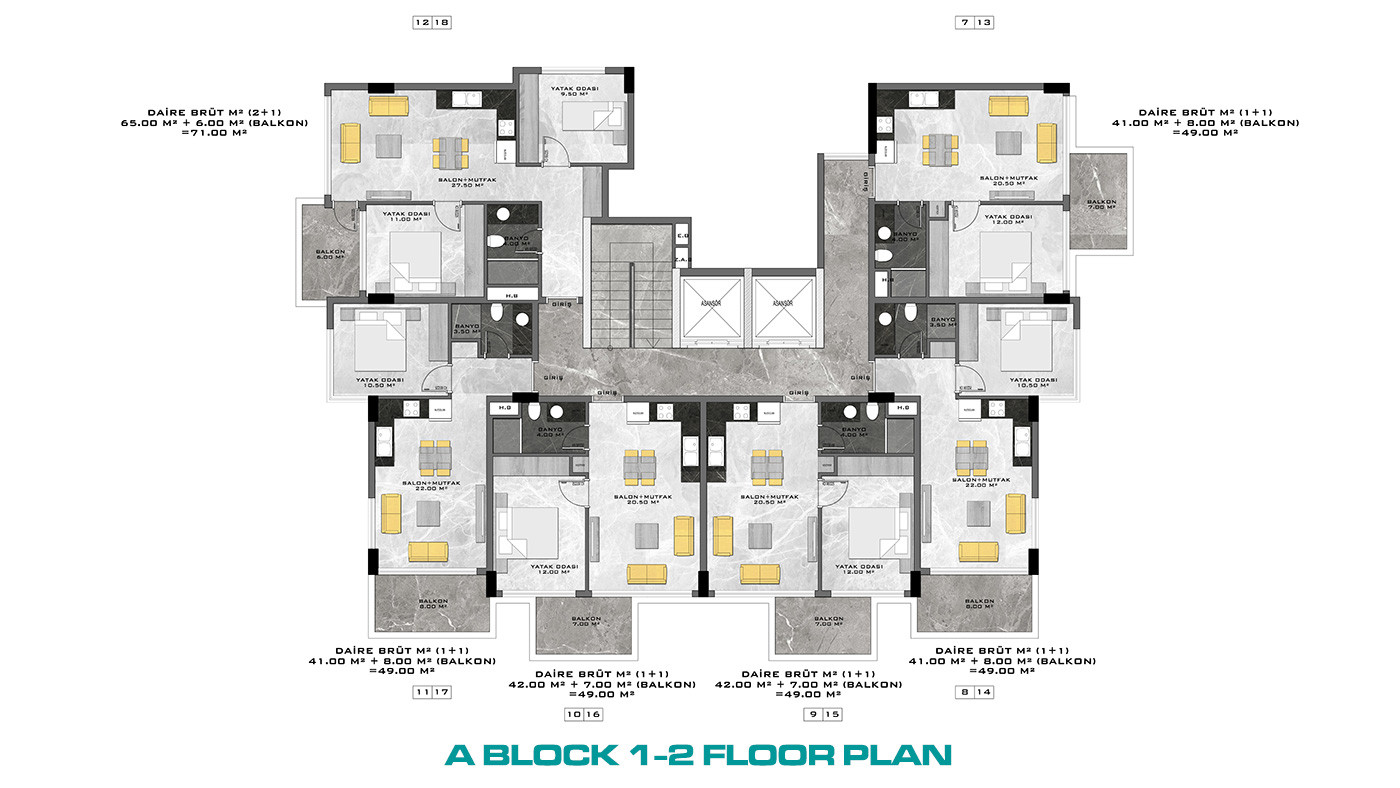 Comfortable Alanya Apartments with Luxury Touches in Kargıcak - 73661