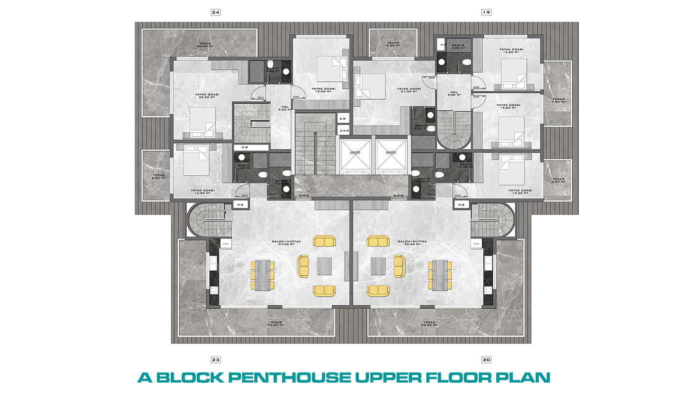 Comfortable Alanya Apartments with Luxury Touches in Kargıcak - 73664