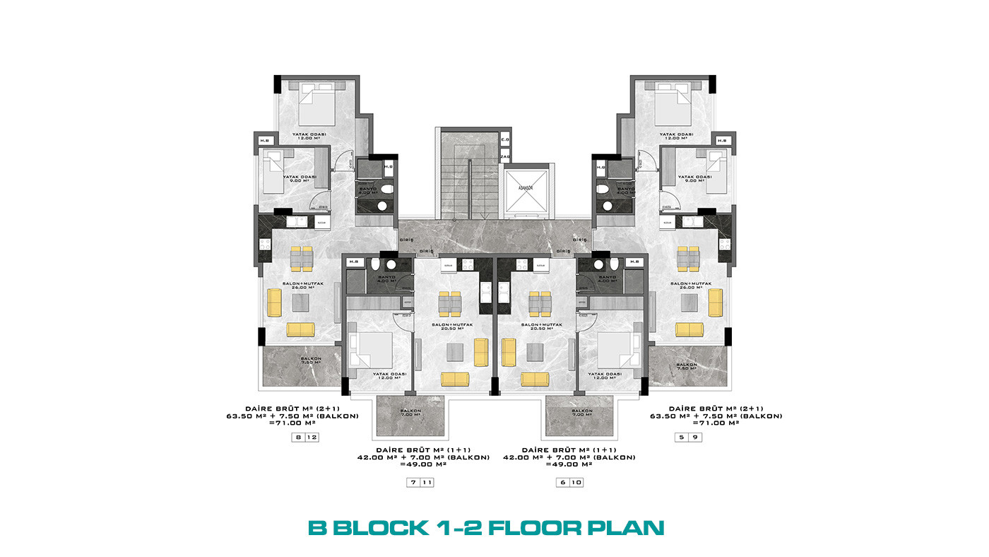 Comfortable Alanya Apartments with Luxury Touches in Kargıcak - 73666