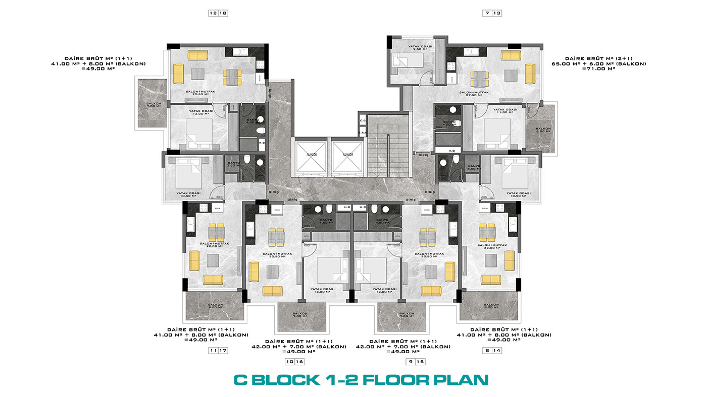 Comfortable Alanya Apartments with Luxury Touches in Kargıcak - 73671