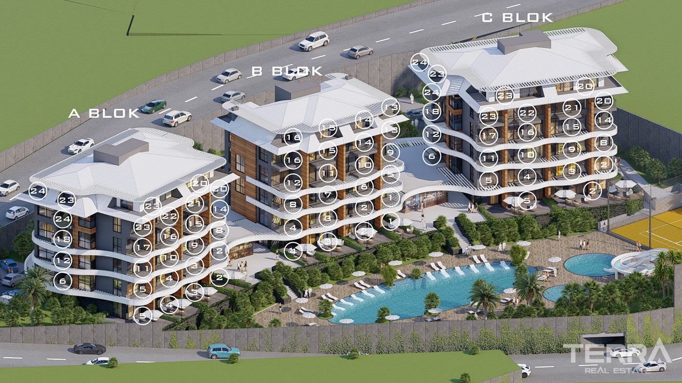 Comfortable Alanya Apartments with Luxury Touches in Kargıcak - 73676