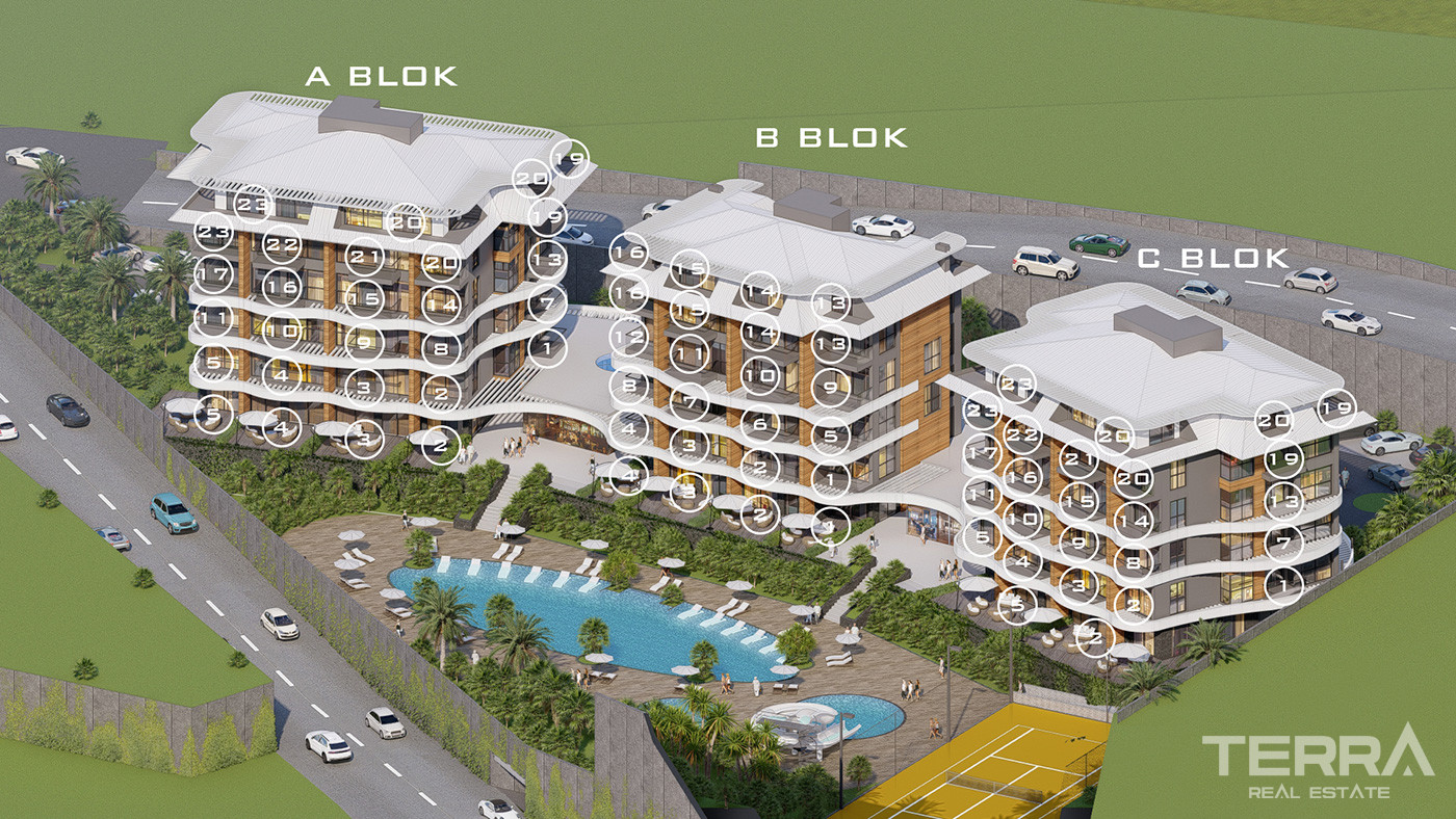 Comfortable Alanya Apartments with Luxury Touches in Kargıcak - 73677