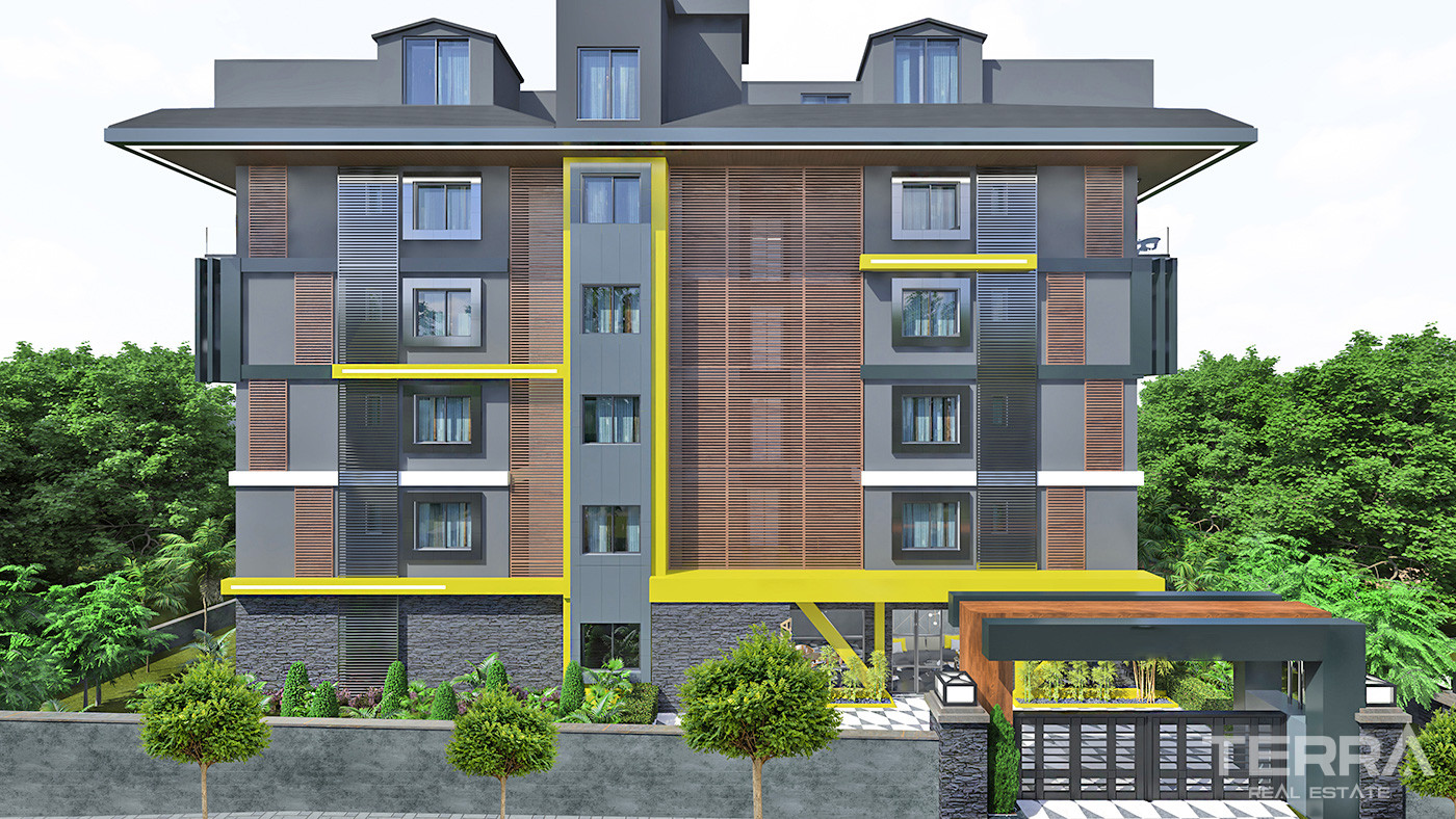 Elegantly Designed Flats Close to the Beach in Alanya, Kestel - 73681