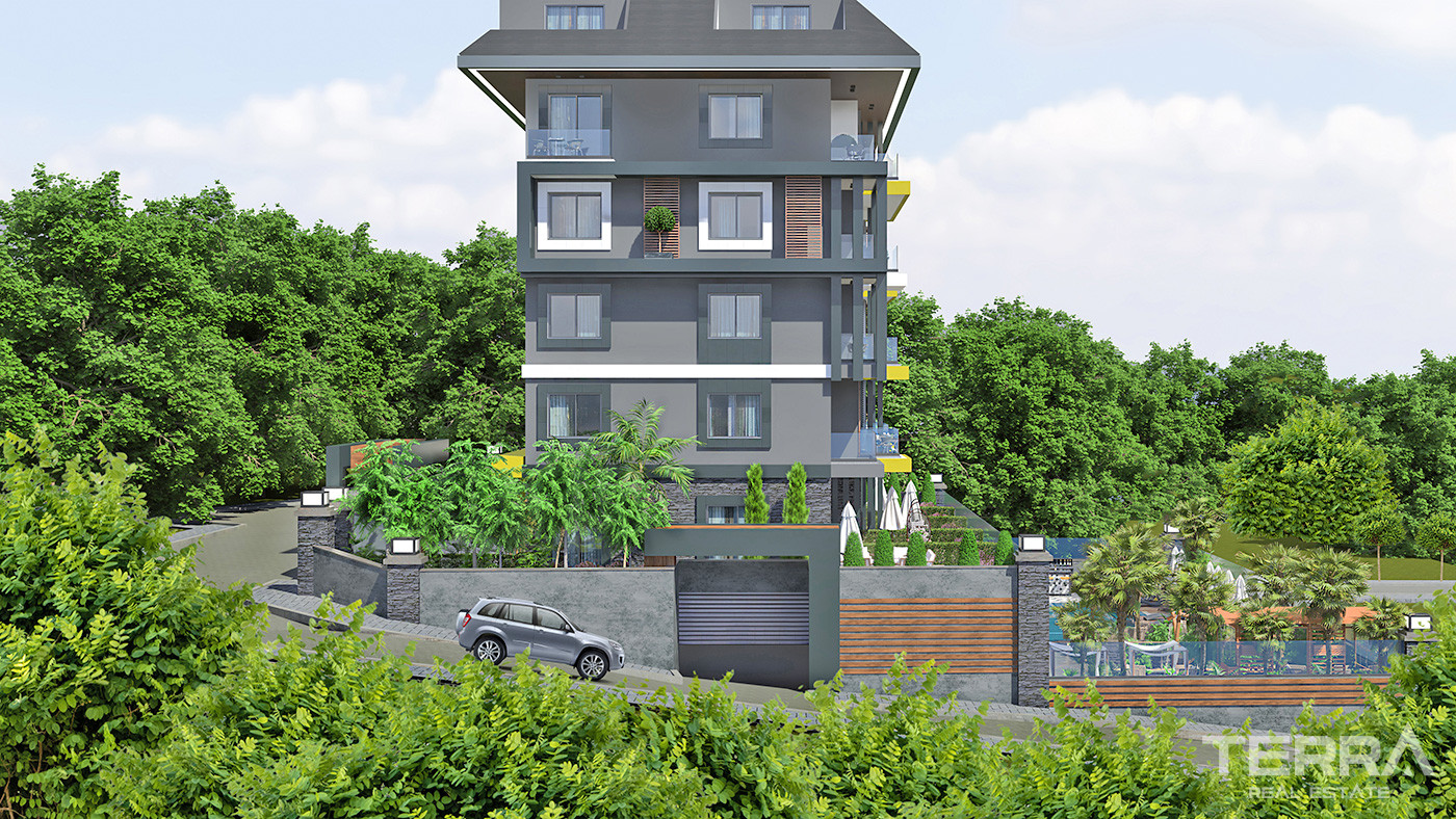 Elegantly Designed Flats Close to the Beach in Alanya, Kestel - 73683