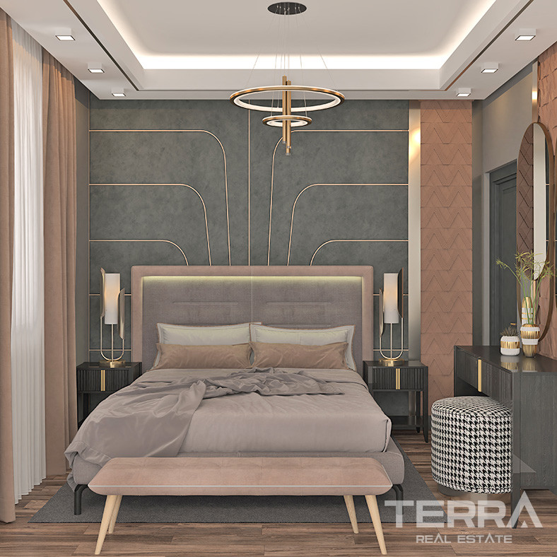 Elegantly Designed Flats Close to the Beach in Alanya, Kestel - 73687