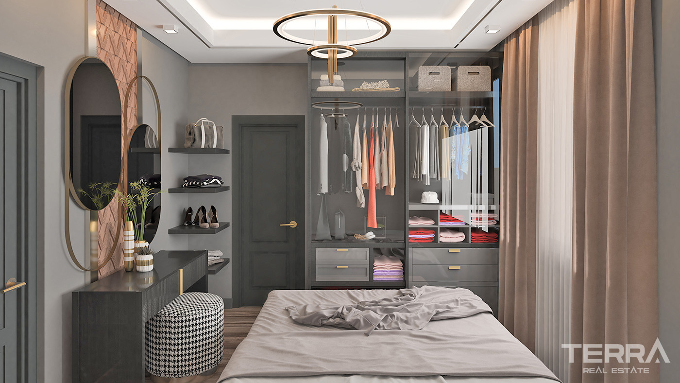 Elegantly Designed Flats Close to the Beach in Alanya, Kestel - 73688