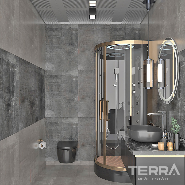 Elegantly Designed Flats Close to the Beach in Alanya, Kestel - 73690