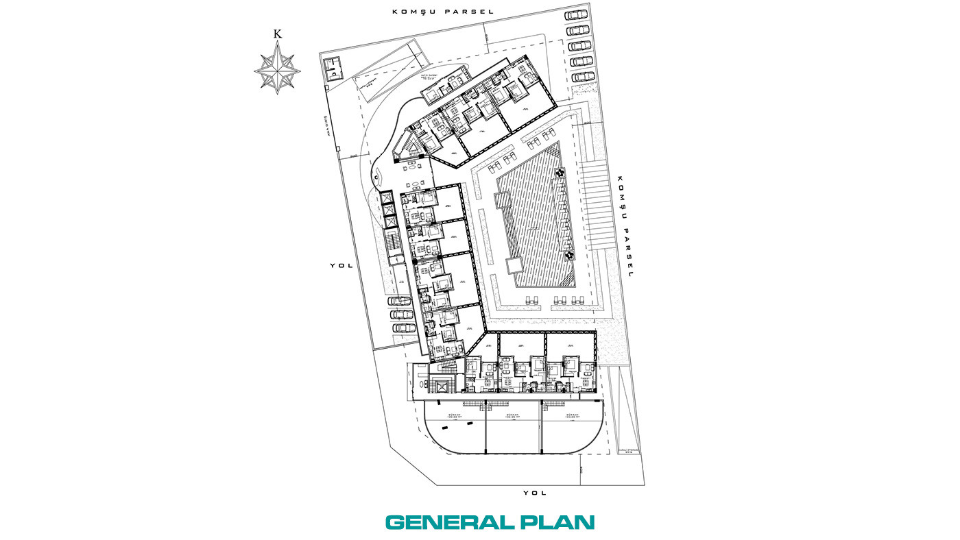 Luxury Apartments with Shared Pool and Top Facilities in Altıntaş - 73771