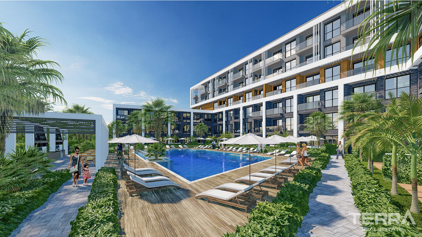 Luxury Apartments with Shared Pool and Top Facilities in Altıntaş - 73778