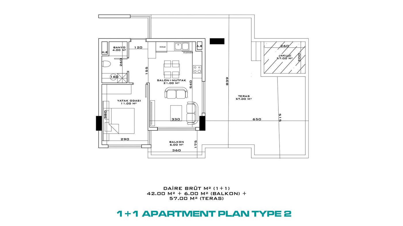 Luxury Apartments with Shared Pool and Top Facilities in Altıntaş - 73783