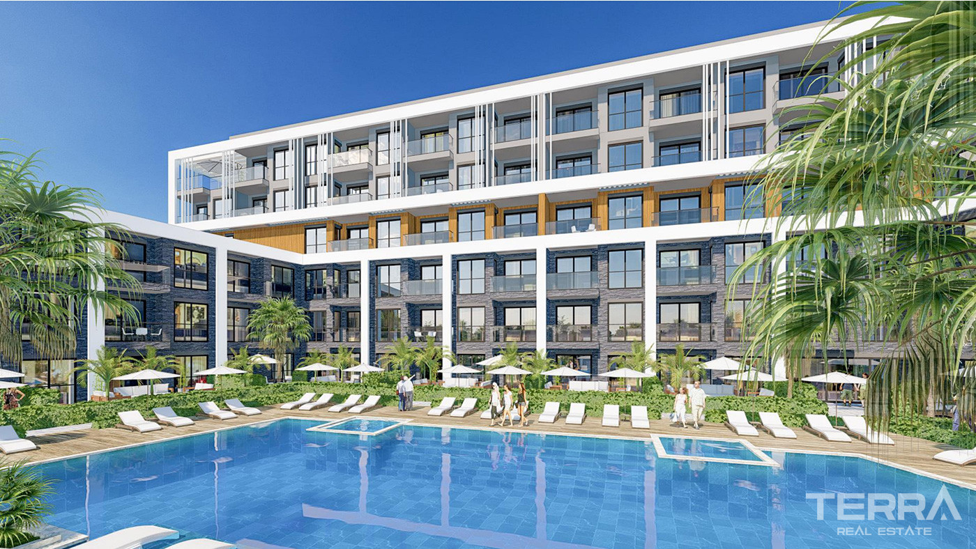 Luxury Apartments with Shared Pool and Top Facilities in Altıntaş - 73784
