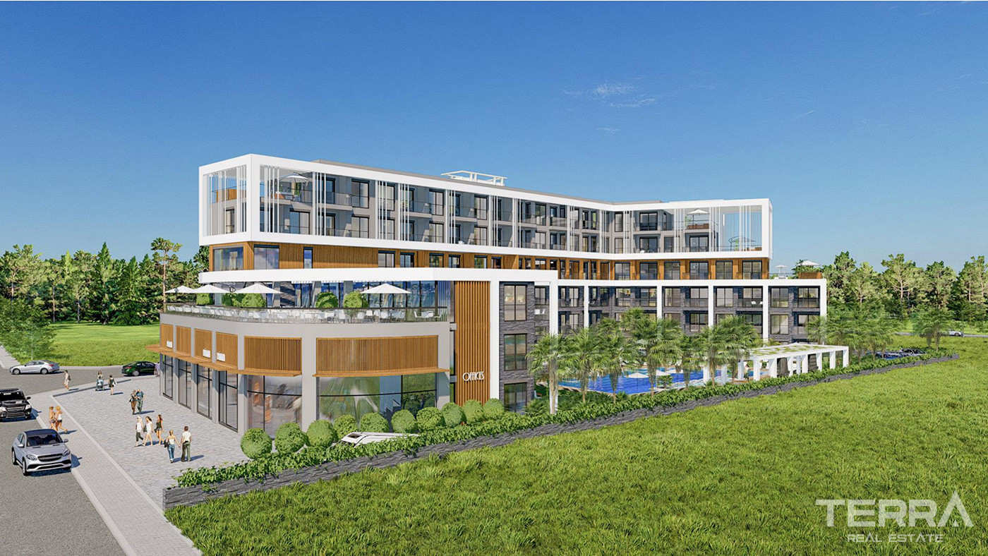 Luxury Apartments with Shared Pool and Top Facilities in Altıntaş - 73789