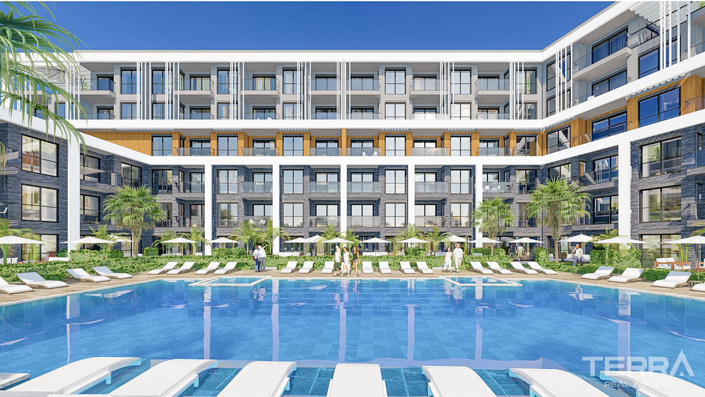 Luxury Apartments with Shared Pool and Top Facilities in Altıntaş - 73790