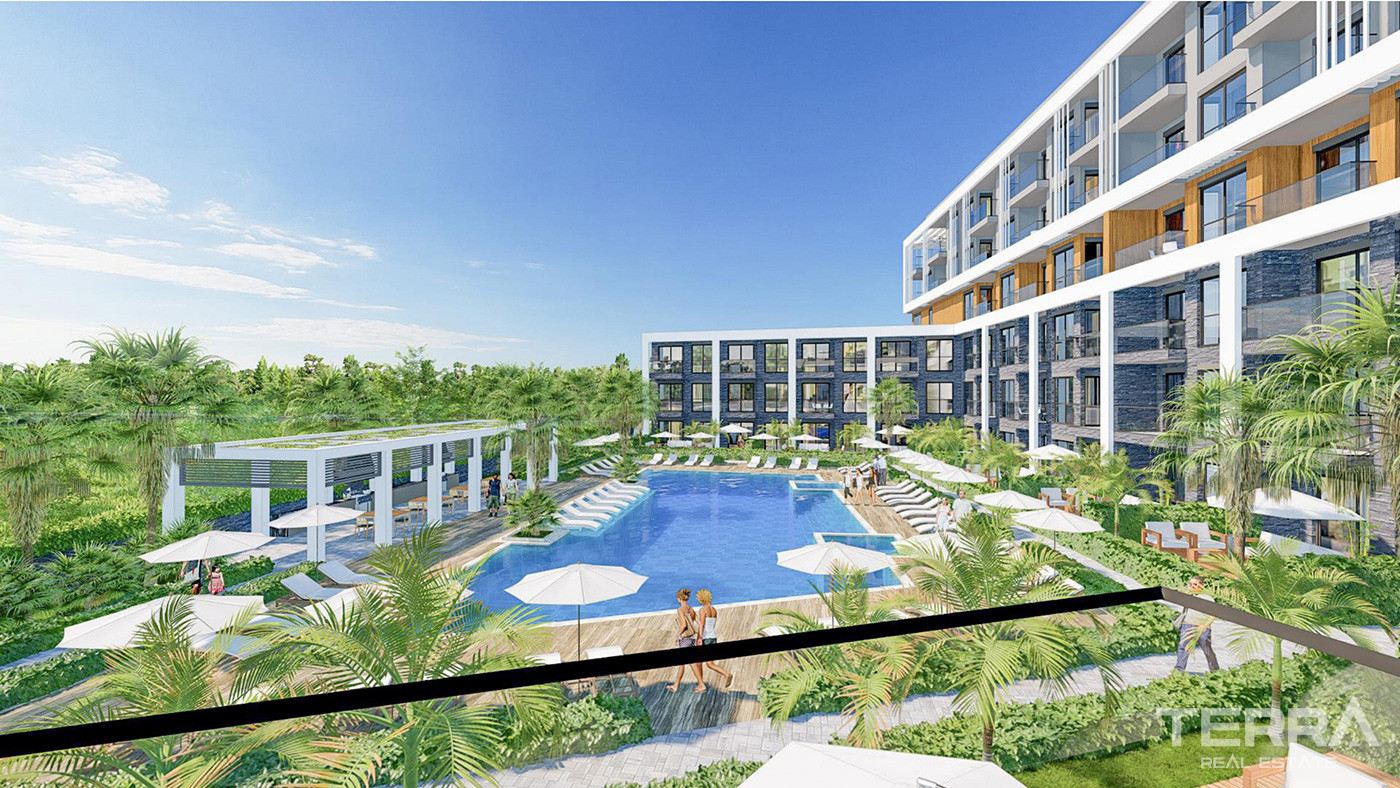 Luxury Apartments with Shared Pool and Top Facilities in Altıntaş - 73791