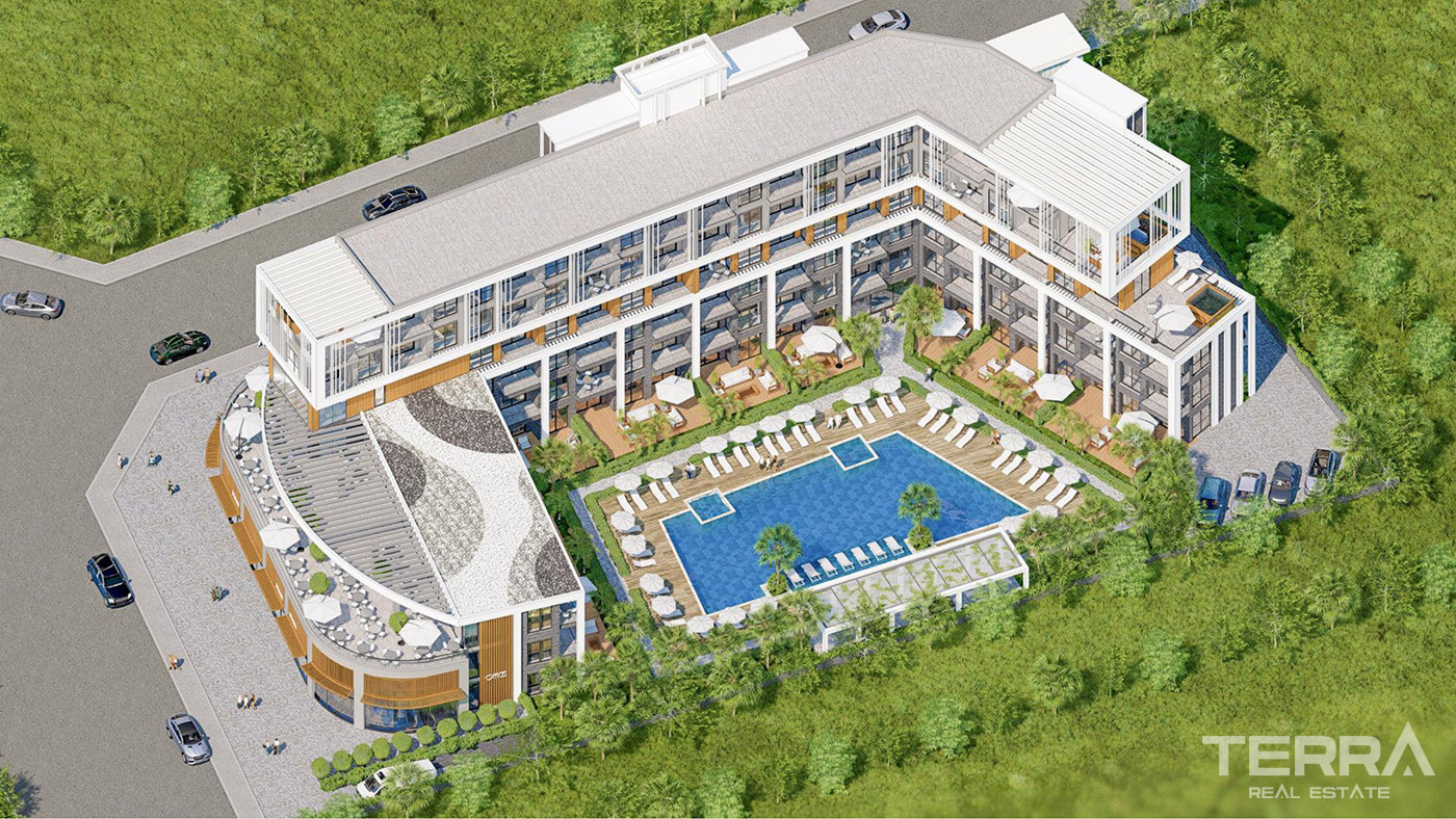 Luxury Apartments with Shared Pool and Top Facilities in Altıntaş - 73793