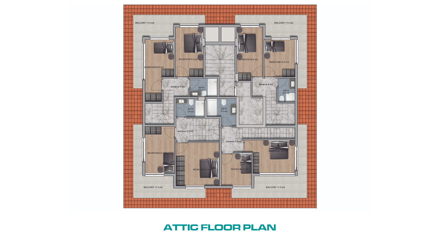 Luxury Alanya Apartments in Prime Location Near Cleopatra Beach - 73929