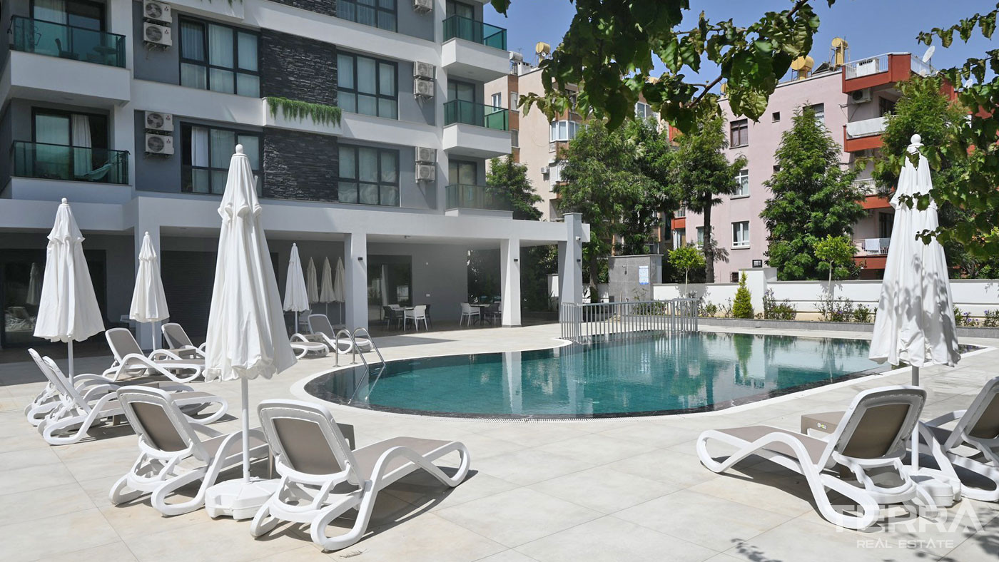 Fully Furnished New Apartments in Alanya Center 350 m from the Beach - 103845