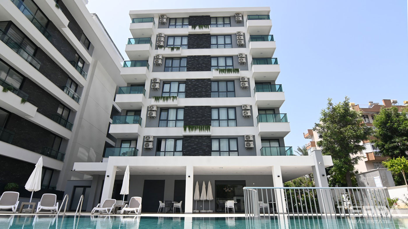 Fully Furnished New Apartments in Alanya Center 350 m from the Beach - 103847