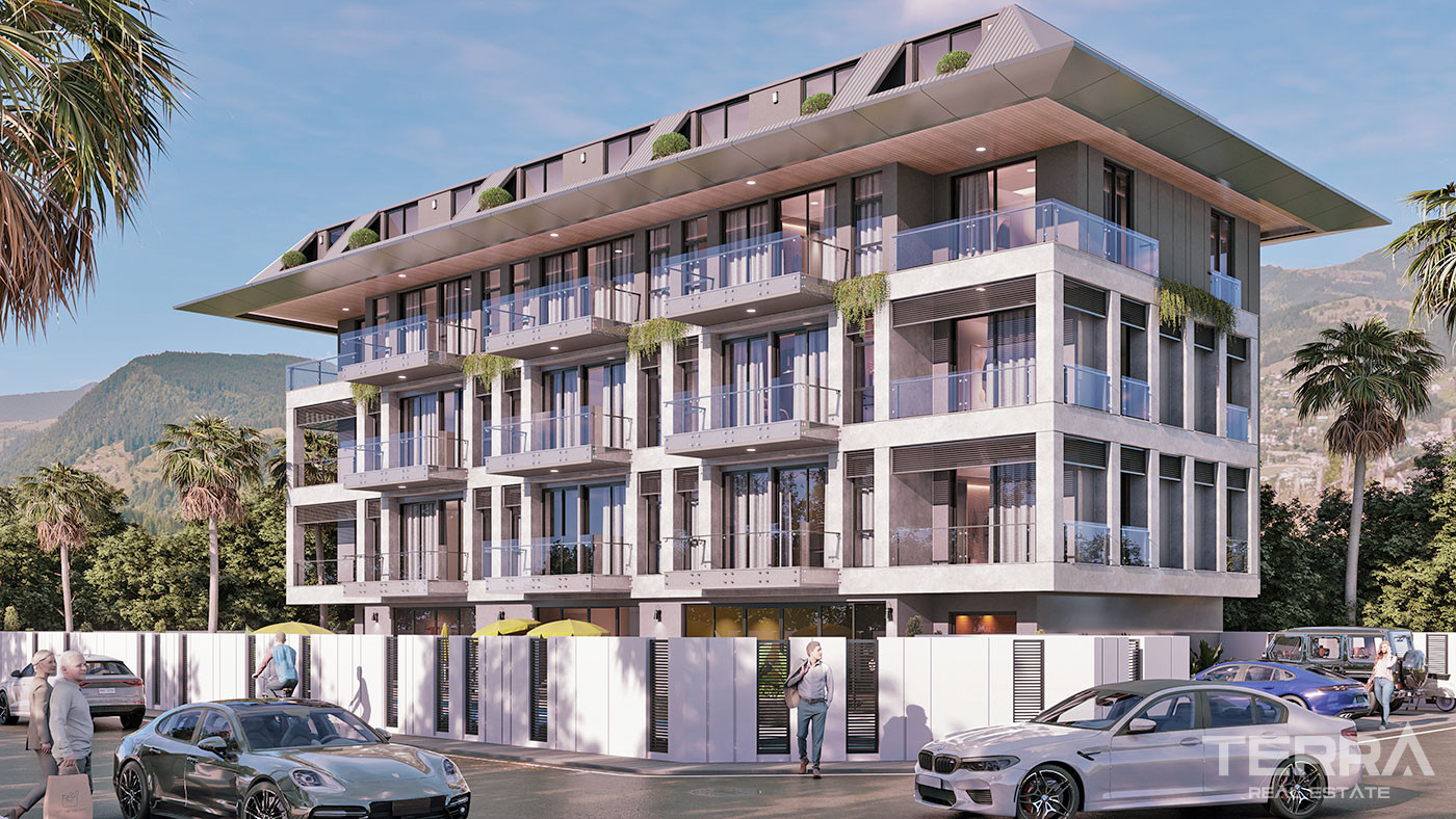 Sea View Apartments in the Heart of Alanya 400 m from the Beach - 74132