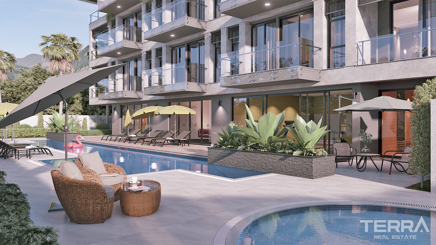 Sea View Apartments in the Heart of Alanya 400 m from the Beach - 74133