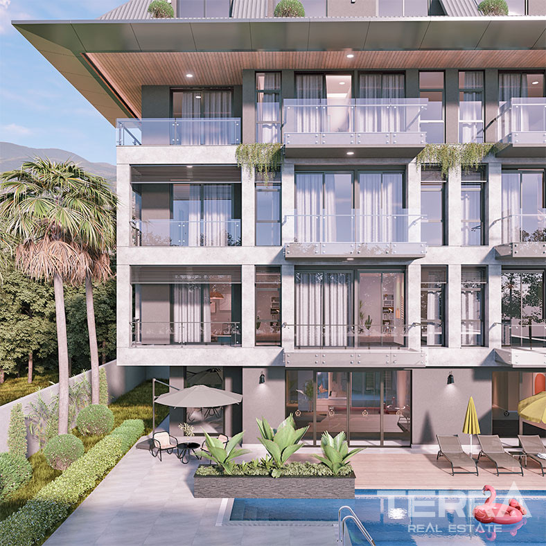 Sea View Apartments in the Heart of Alanya 400 m from the Beach - 74134