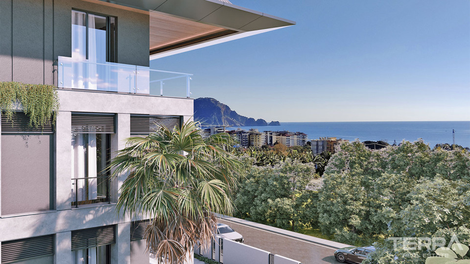 Sea View Apartments in the Heart of Alanya 400 m from the Beach