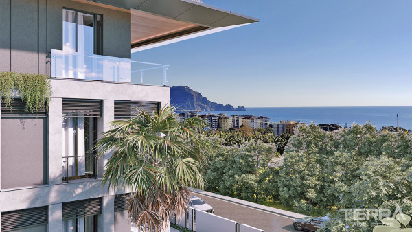 Sea View Apartments in the Heart of Alanya 400 m from the Beach