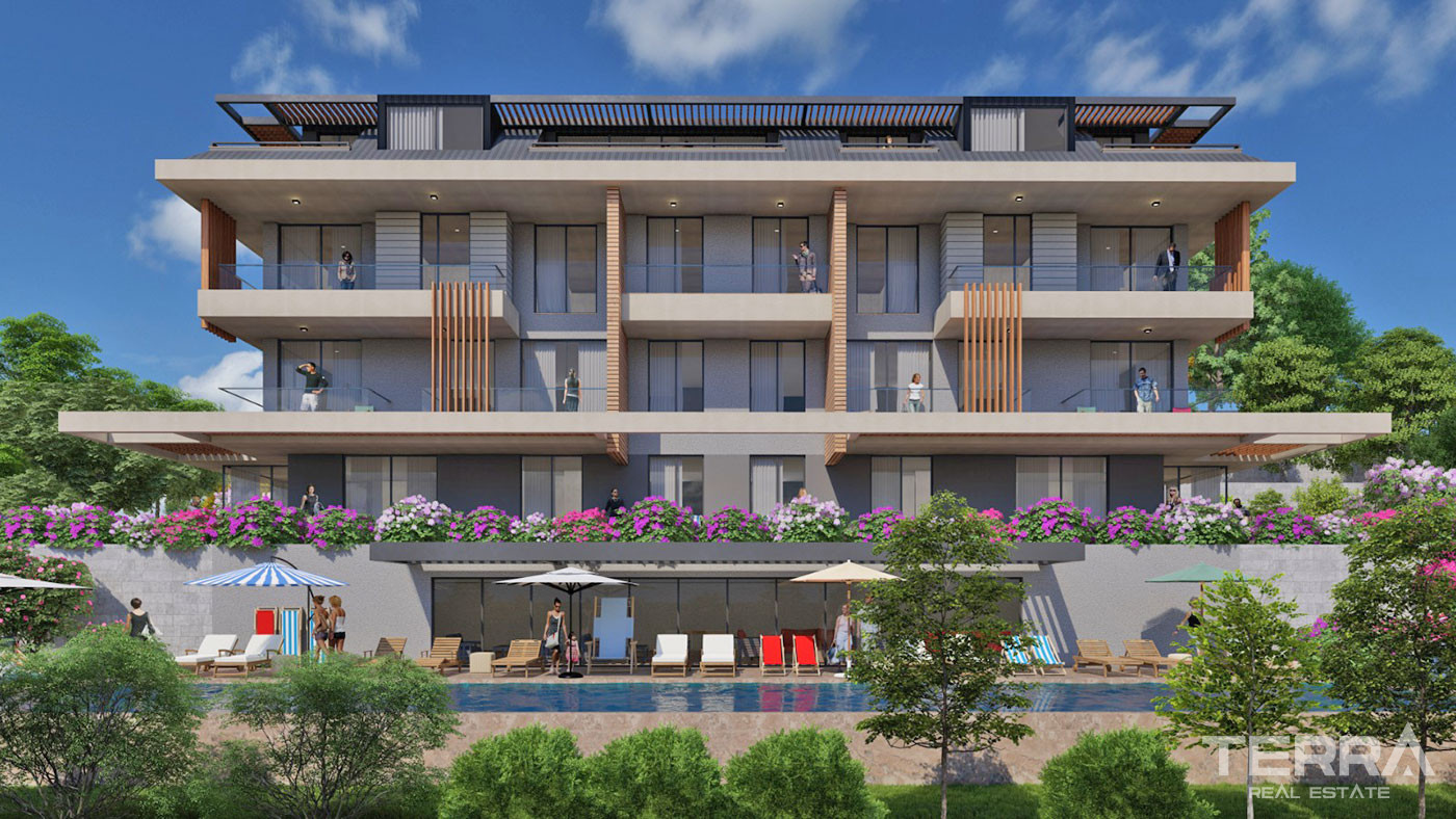 Contemporary Alanya Flats with Exquisite Panoramic City and Sea Views - 74166